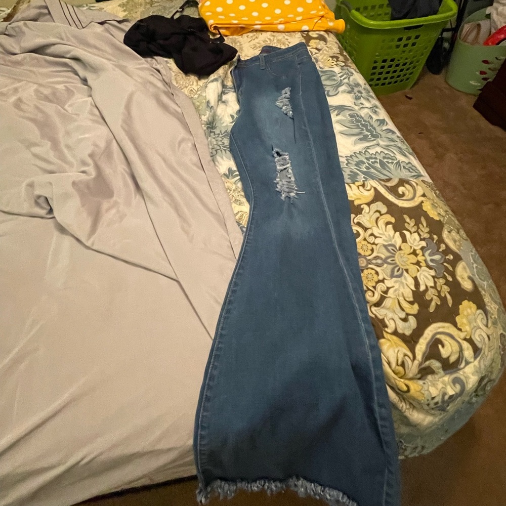 Bell bottoms jeans